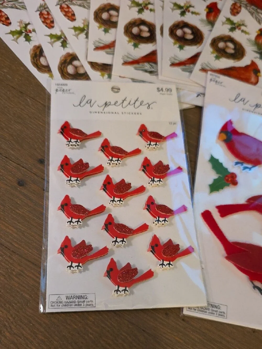 Assorted Bird Stickers: 19 Packs - Scrapbooking / Crafts. NEW